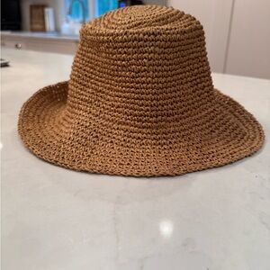 Madewell women’s 100% paper Lantern Straw Hat Medium Large